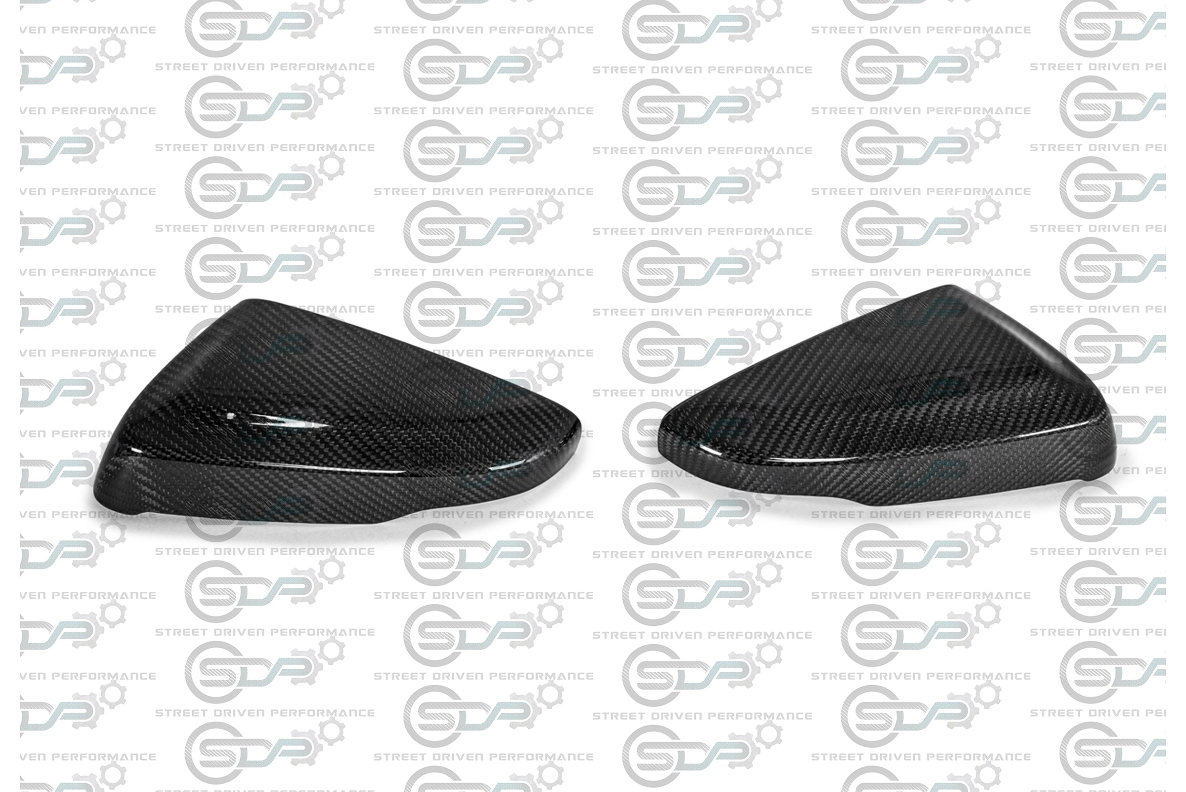 2016-2019 Cadillac CTS/ CTS-V V3 | Carbon Fiber Side Mirror Covers Replacement - All Models
